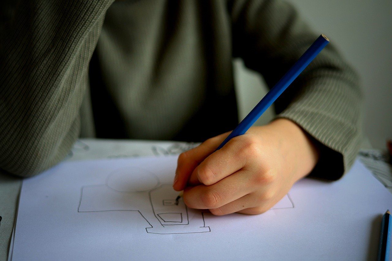 Child drawing