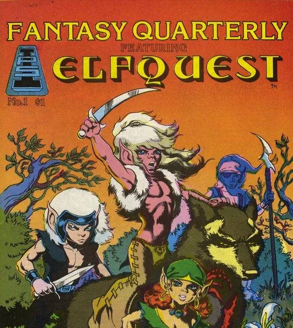 The first issue of ElfQuest from 1978. Wendy Pini, IPS